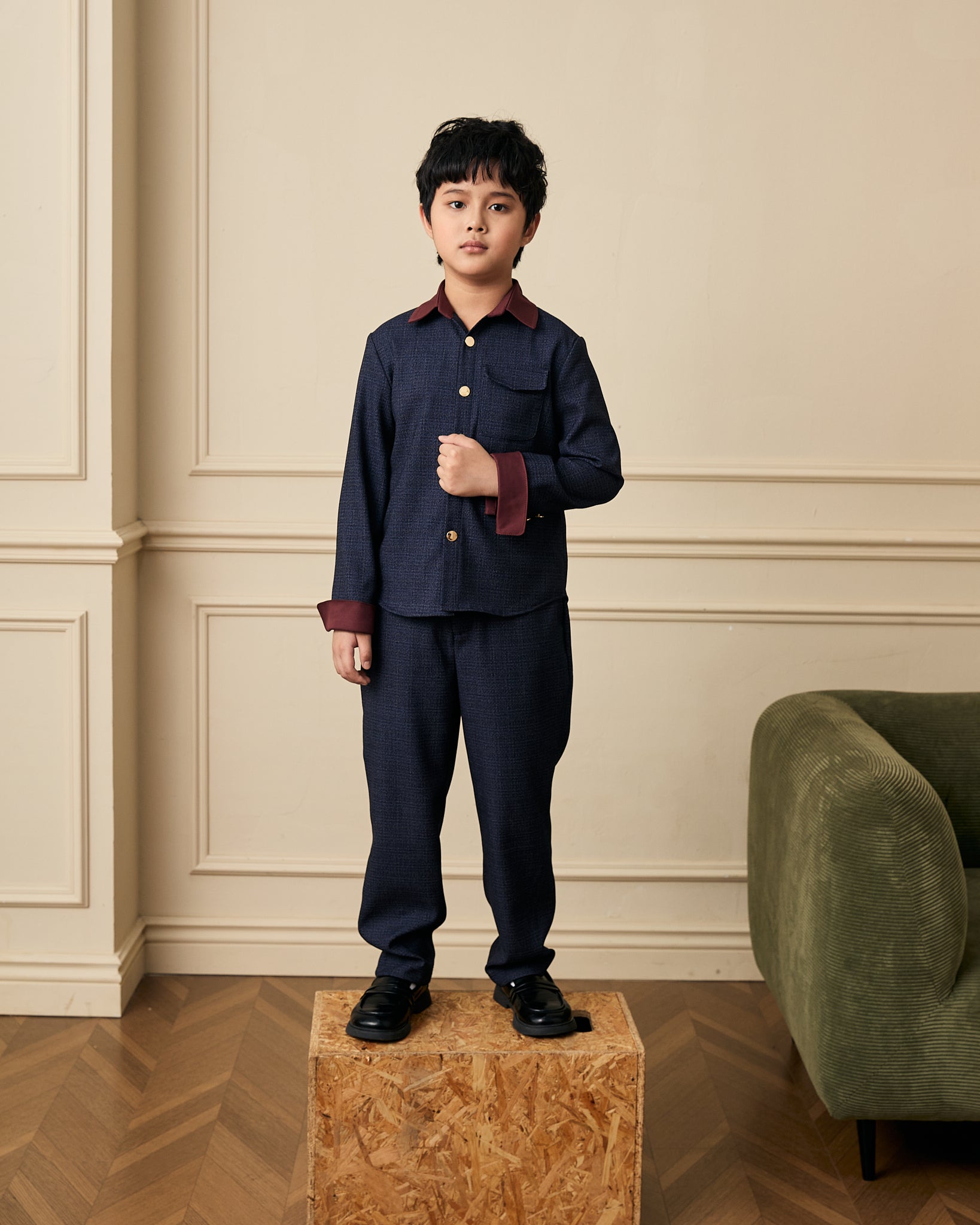 The Maison Navy Shirt