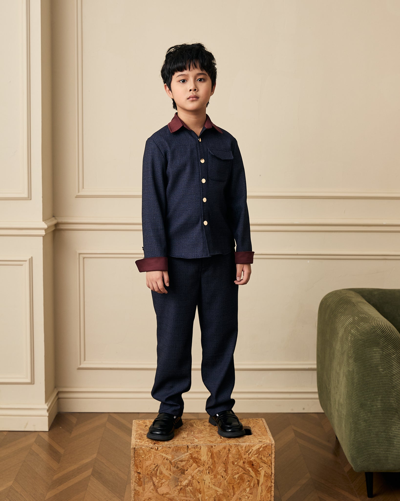 The Maison Navy Shirt