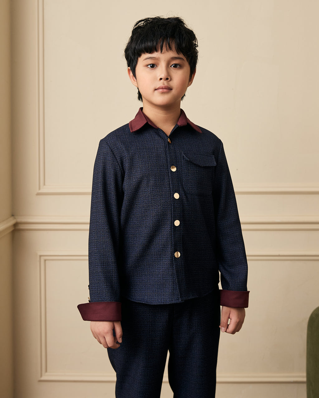 The Maison Navy Shirt