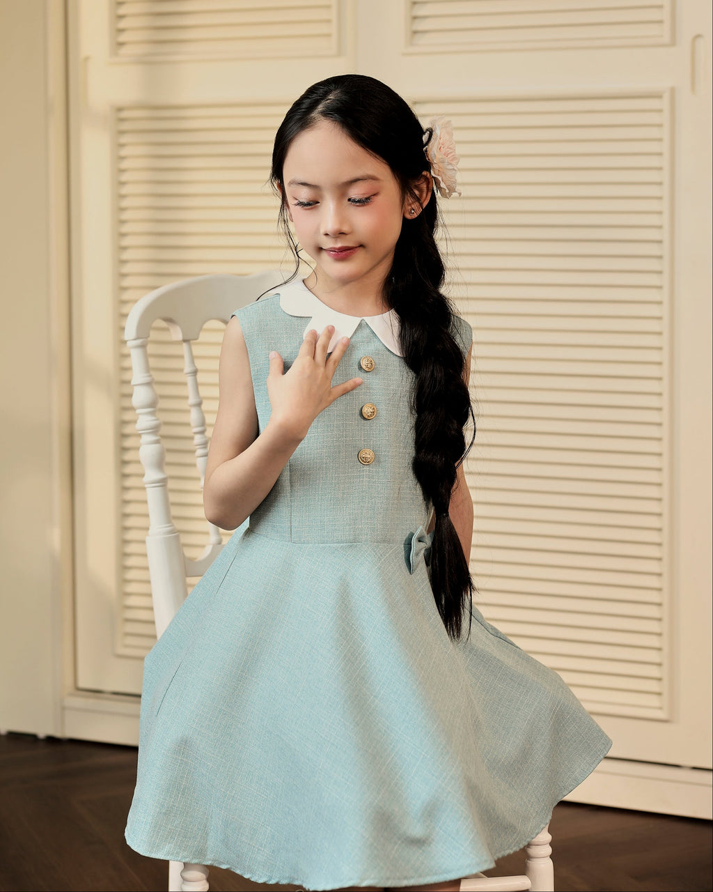 The Aqua Bloom Dress