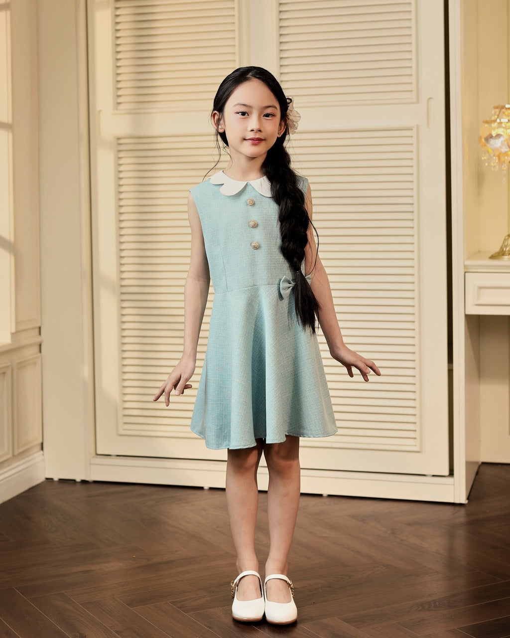 The Aqua Bloom Dress
