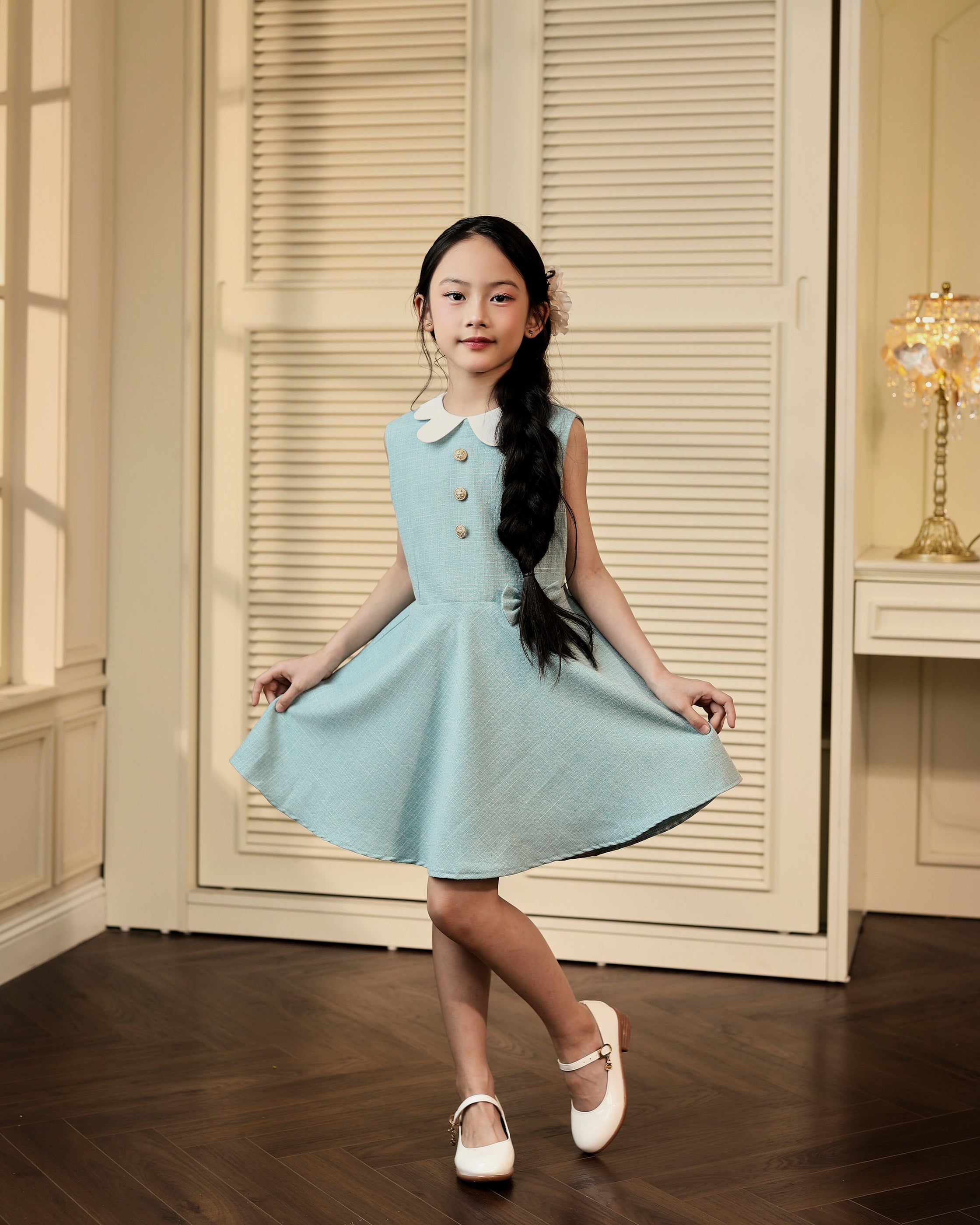 The Aqua Bloom Dress