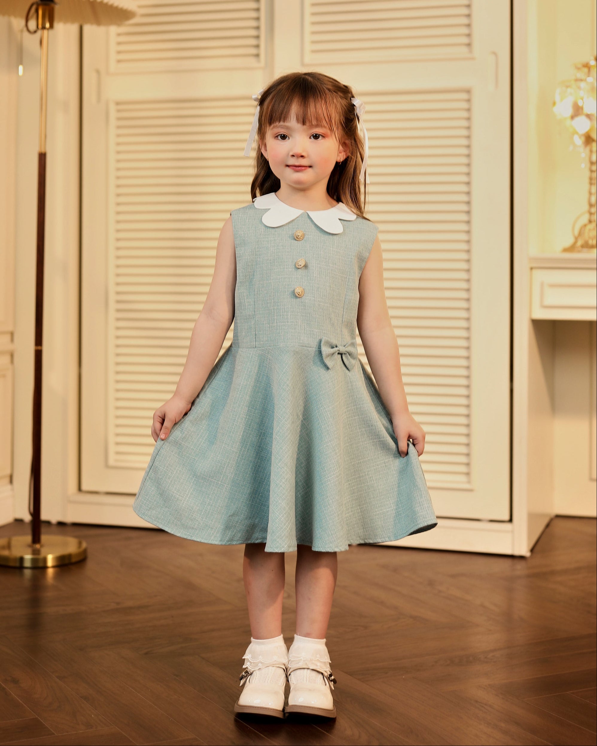 The Aqua Bloom Dress