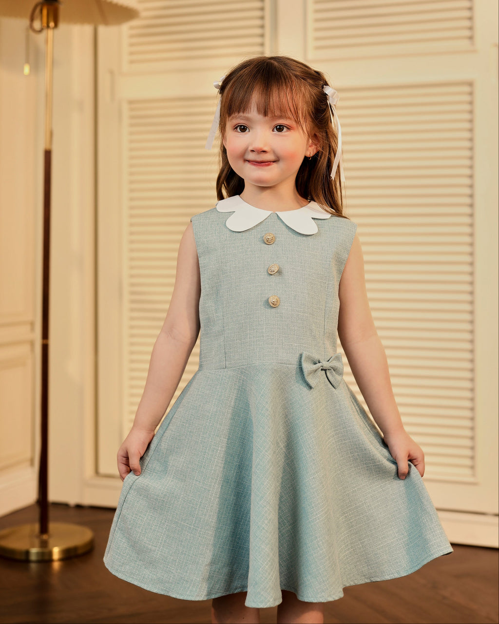 The Aqua Bloom Dress