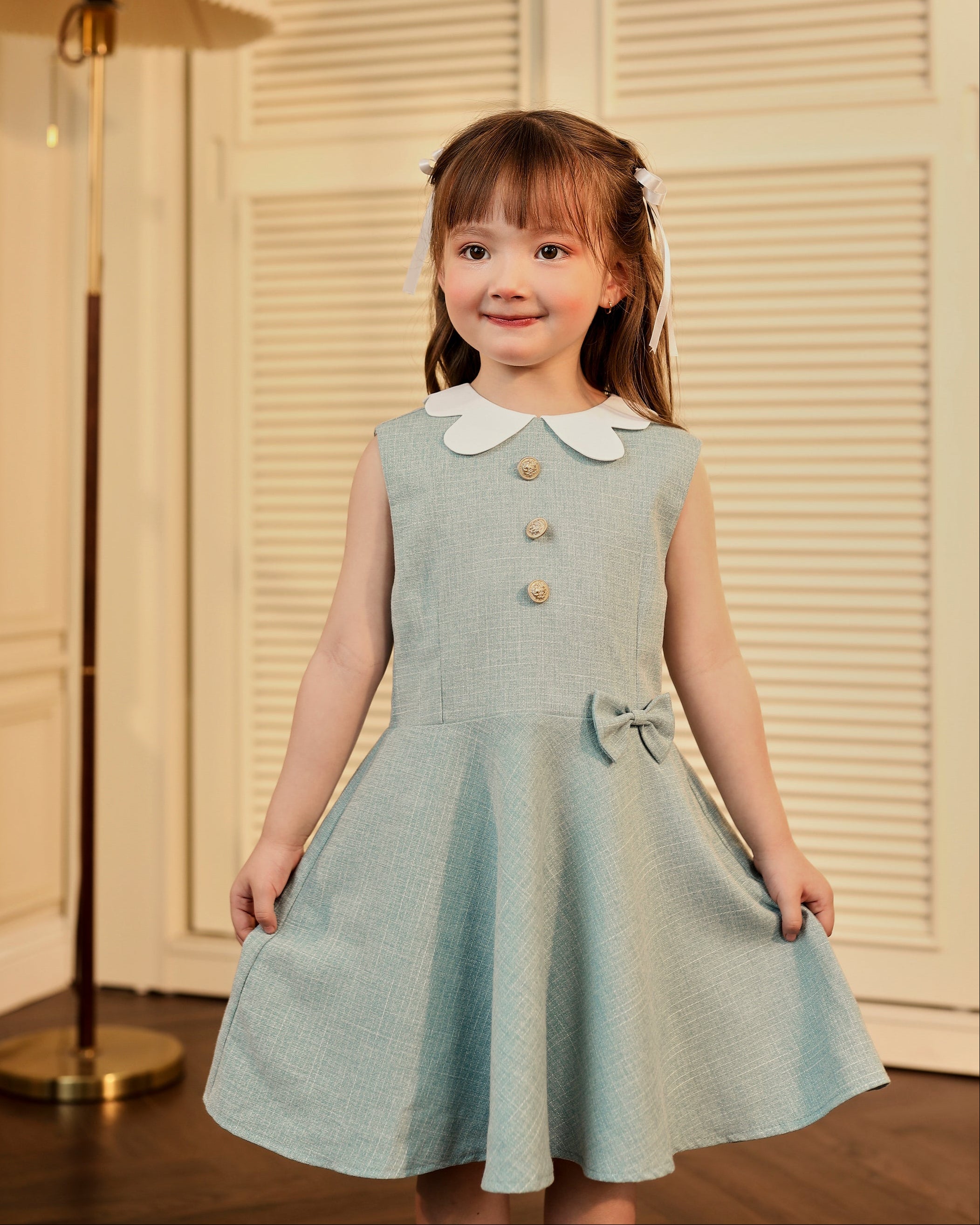 The Aqua Bloom Dress