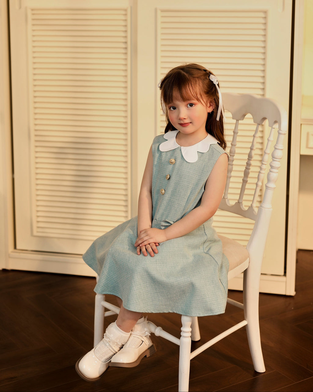 The Aqua Bloom Dress