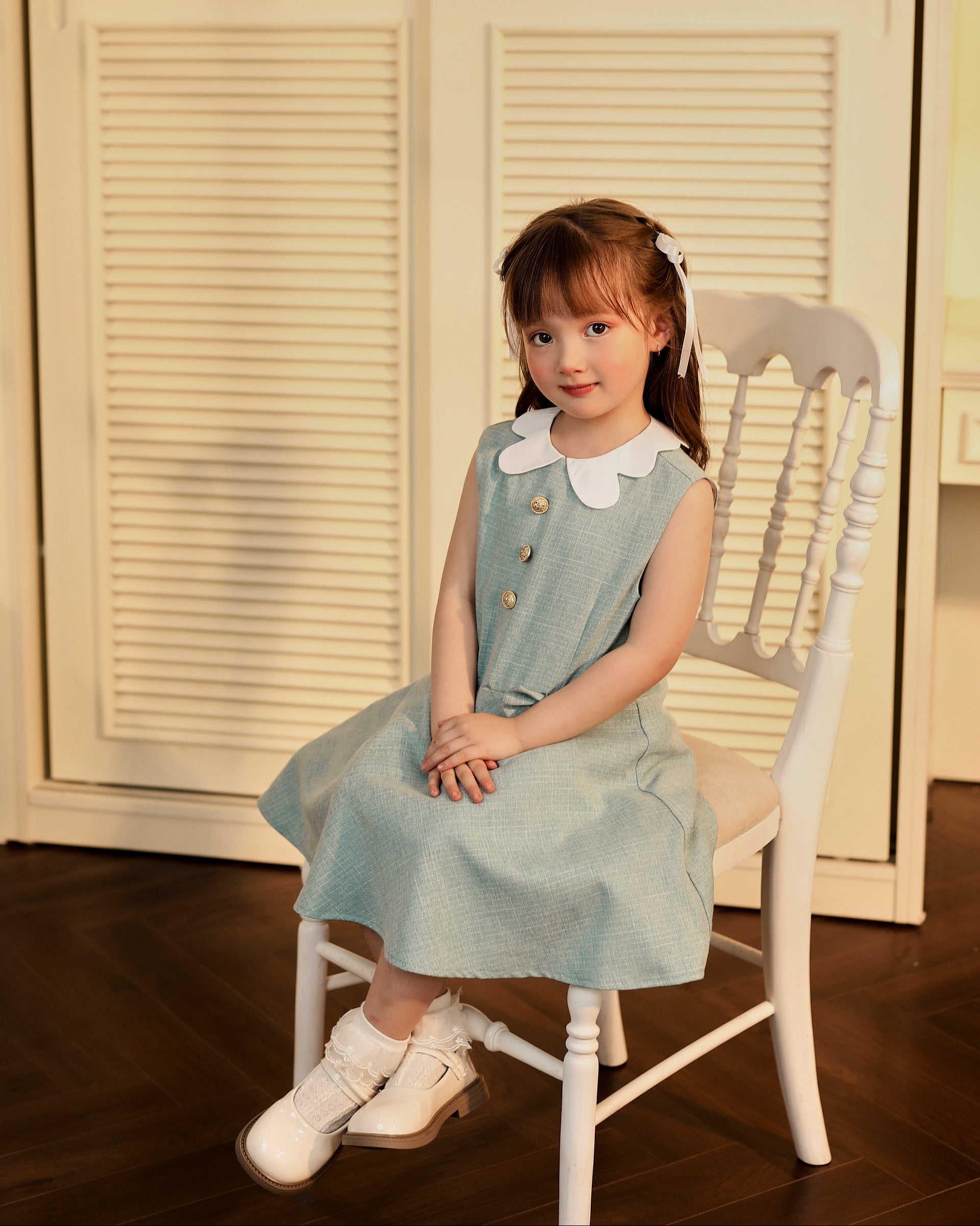 The Aqua Bloom Dress